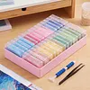 Portable Craft Storage Container with 30pcs Small Container Case Plastic Storage Containers for Art DIY Jewelry Fishing Tackle Crafts Storing (pink)