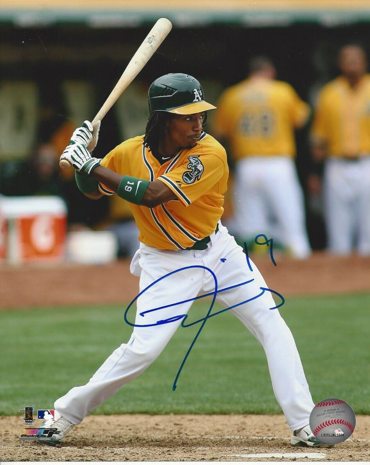 Jemile Weeks Autographed 8x10 Oakland Athletics#S465