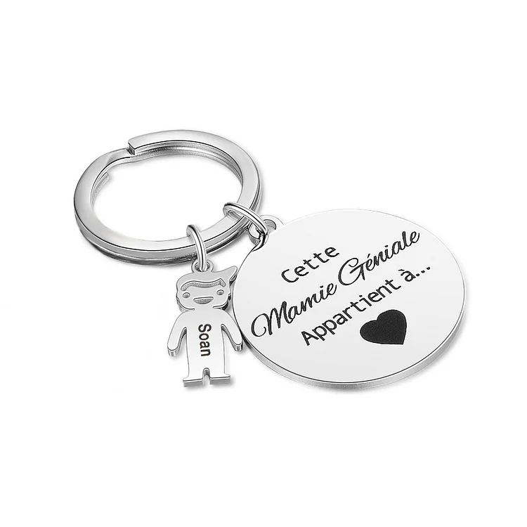 Personalized Keychain With Charms 1 Kids