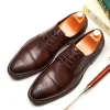 Stylish Mens Captoe Derby Business Shoes