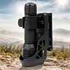 Flashlight Holster with Lever Side Lock System 360 Rotating Torch Holster