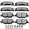 Ceramic Brake Pads Kits,SCITOO 8pcs Brakes Pads Set fit for Ford Explorer,Flex,Police Interceptor Sedan,Police Interceptor Utility,Special Service Police Sedan,Taurus,for Lincoln MKS,MKT