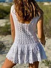 Crochet Sleeveless Mini Dress