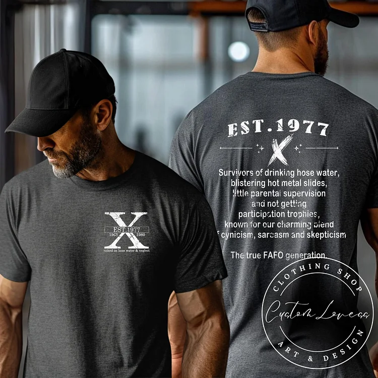 Custom Year Gen X T-Shirt