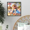 Disney Princess Cinderella-Full Round Diamond Painting 40*40CM