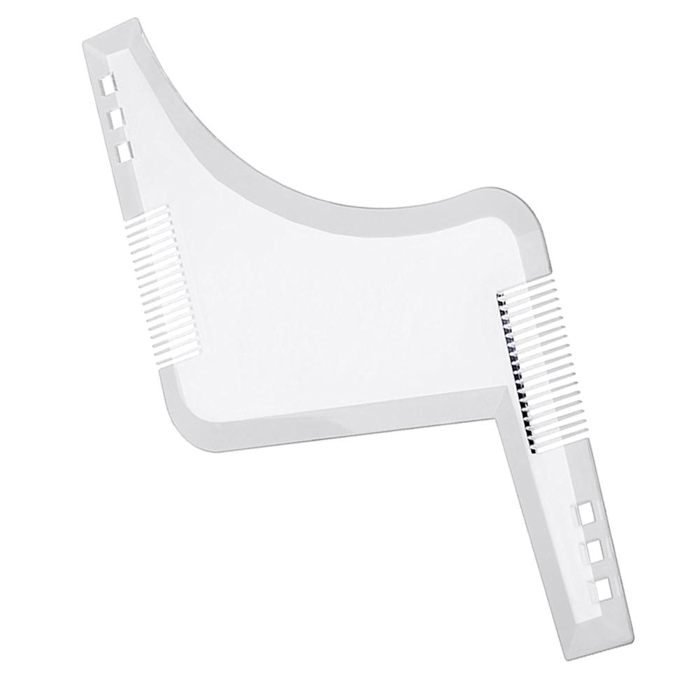 

Double-sided Men Beard Shaping Styling Template Comb Hair Shaper (White), 501 Original