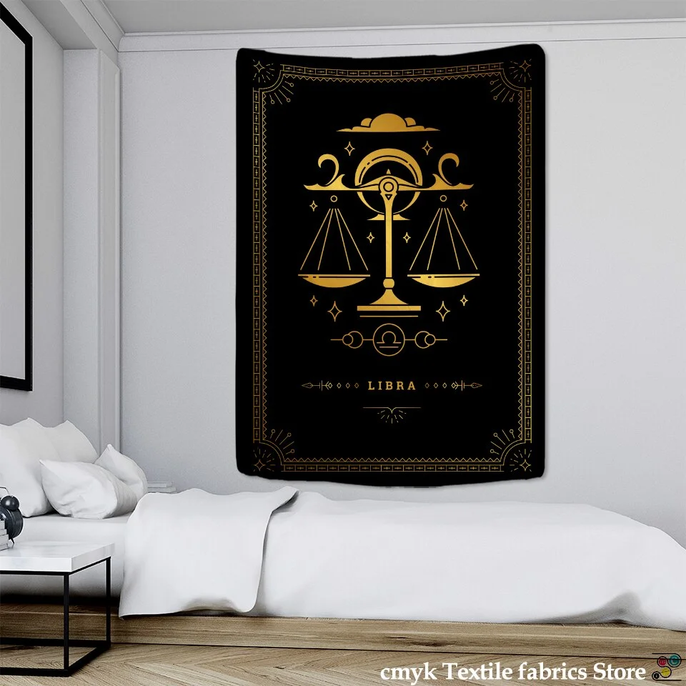 Constellation Tarot Tapestry Wall Hanging Mandala Psychedelic Hippie Witchcraft Divination Bohemian Home Decor