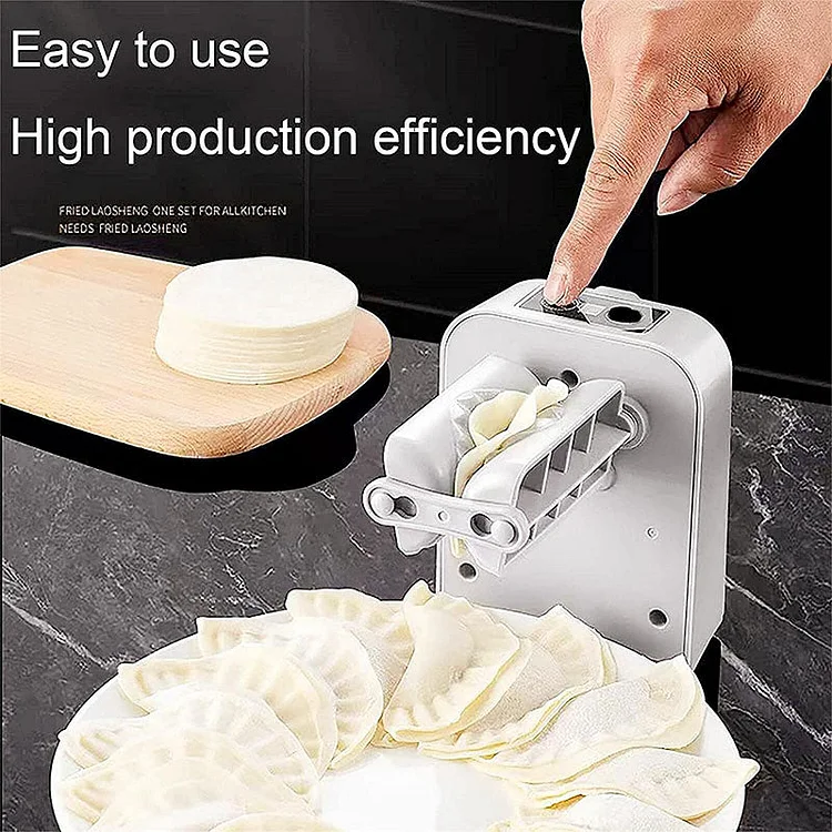 Electric Dumpling Making Appliance Fully Automatic Dumpling Making Machine With Spoon And Brush