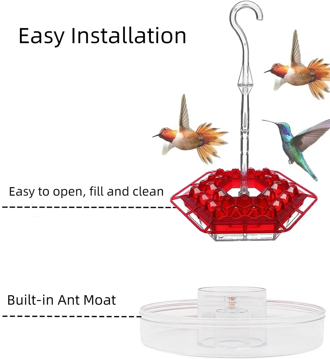 ✨LAST DAY SALE-60% OFF💥Hummingbird Feeders for Outdoors Hanging