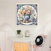Colorful Blue And White Porcelain Vase-11CT Stamped Cross Stitch 40*40cm/15.75*15.75in