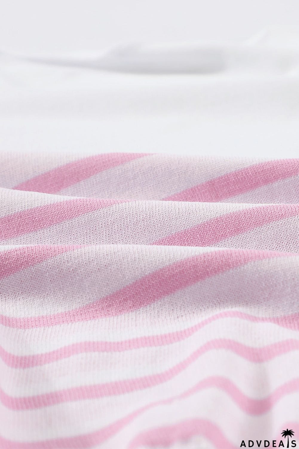 Striped V Neck Sweater