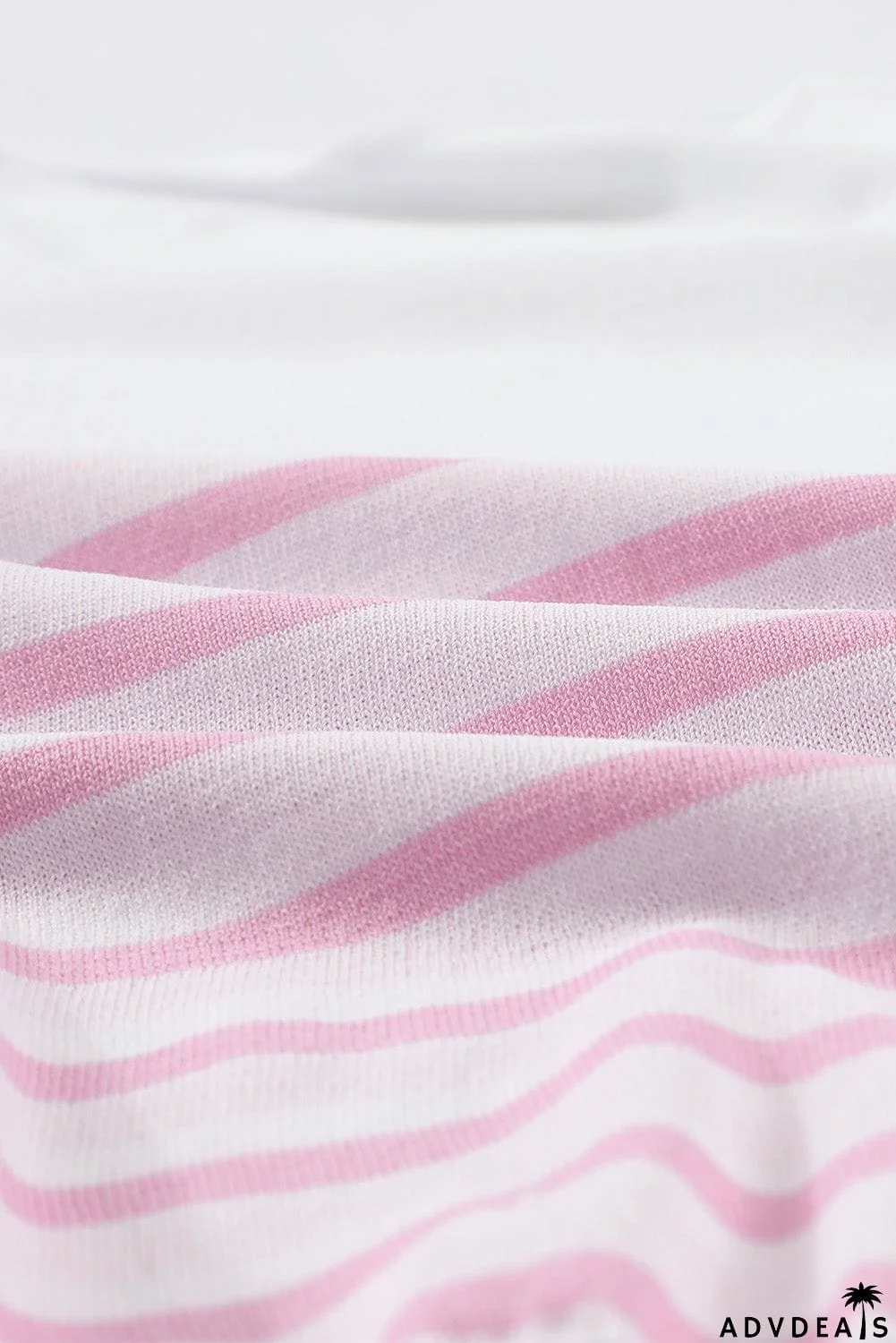 Striped V Neck Sweater