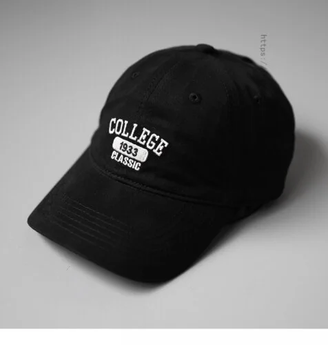 Brand Washed Cotton Letter Embroidered Baseball Cap Mens Soft Top Street Casual All-Match Hat Children