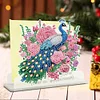 Acrylic Peacock 5D DIY Diamond Art Paper Towel Storage Rack Decor for Home Decor