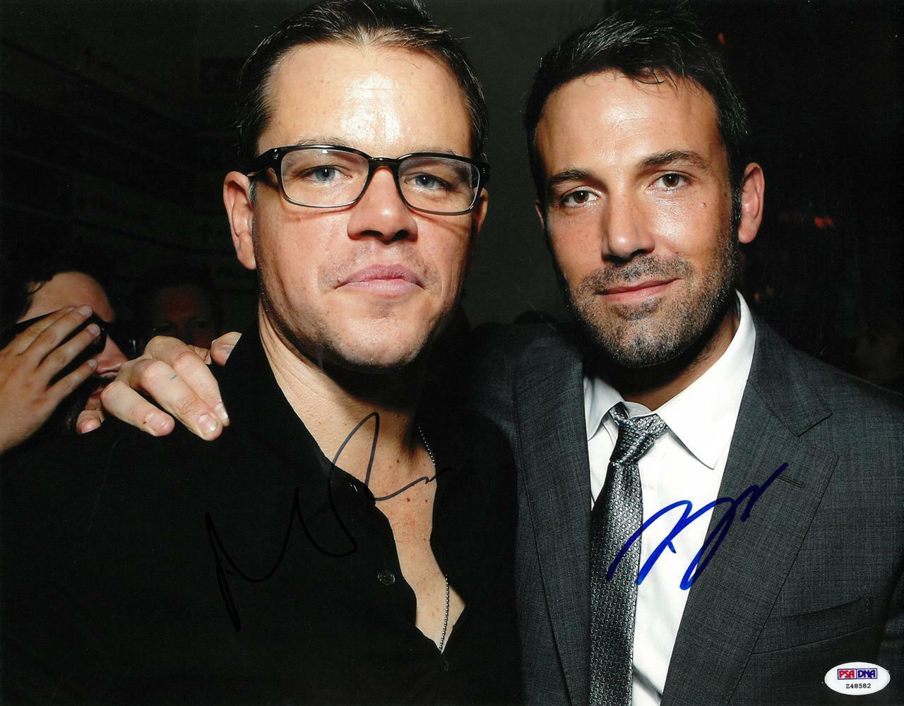 Matt Damon/Ben Affleck Signed Authentic Autographed 11x14 Photo Poster painting PSA/DNA #Z48582