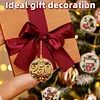 DIY Wooden Diamond Painting Christmas Ornaments Kit 12Pcs Resin Gem Holiday