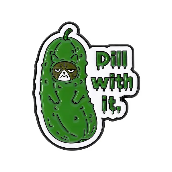 Foto del pin Pepino Gruñón Divertido