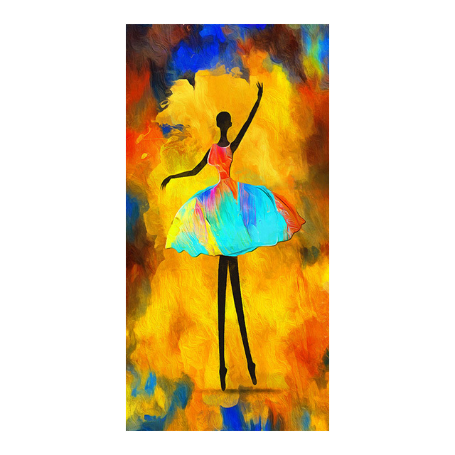 Abstract Art African Ballet Girl Painting Poster Printmaking HD Pictures Printed on Canvas Used for Room Home Decor Wall Art