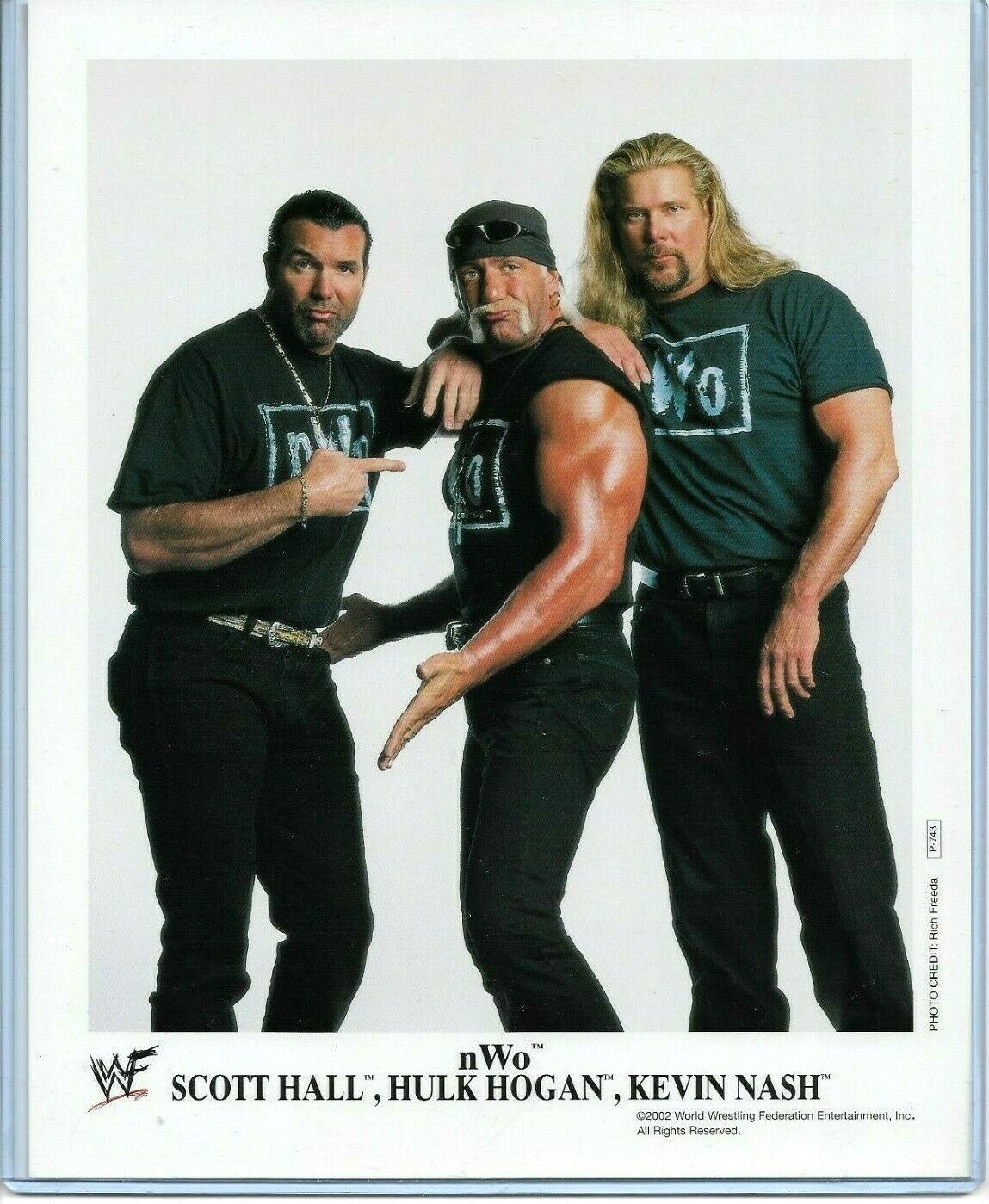 WWE NEW WORLD ORDER NWO P-743 OFFICIAL LICENSED ORIGINAL 8X10 PROMO Photo Poster painting RARE