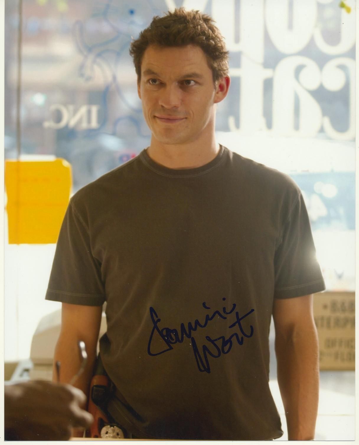 Dominic West Autograph THE WIRE Signed 10x8 Photo Poster painting AFTAL [2305]