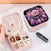 (US Local)DIY Cat Diamond Painting Kit Rotatable Mirror w Diamond Painting Jewelry Box