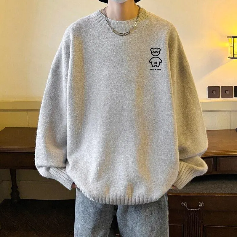 Brownm Boy Bear Sweater