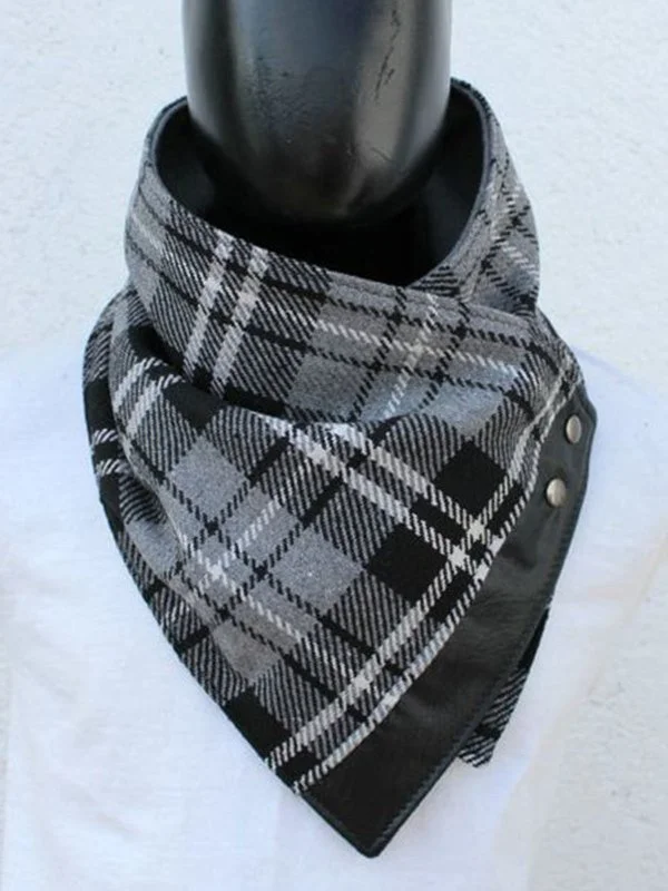 Men's casual warm scarf