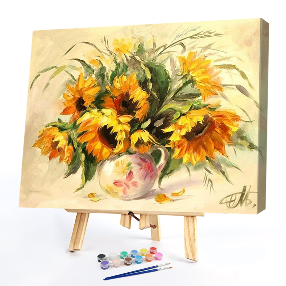 

40*30cm - Paint By Numbers - Flower, 501 Original