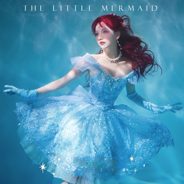 [3-4 Months Reservation] Super High Quality The Little Mermaid Princess Pearl Gown Dress SS2340