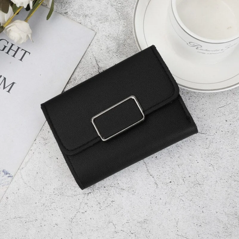 Women Wallets Small Fashion Brand Leather Purse Women Ladies Card Bag for Women 2019 Clutch Women Female Purse Money Clip Wallet