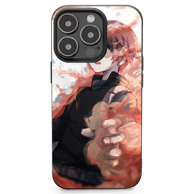 Shoto Todoroki Anime My Hero Academia Phone Case(55) Mobile Phone Shell IPhone 13 and iPhone14 Pro Max and IPhone 15 Plus Case - Heather Prints Shirts