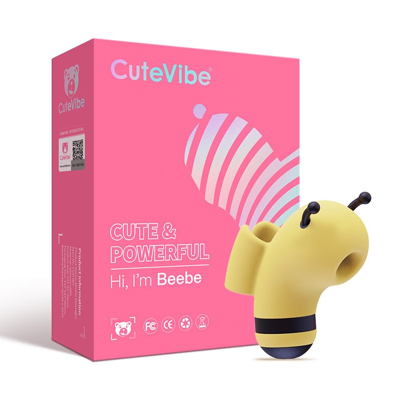 Cute Little Bee Sucking Fun Electric Shock Jump Egg Shake Egg Adult Supplie