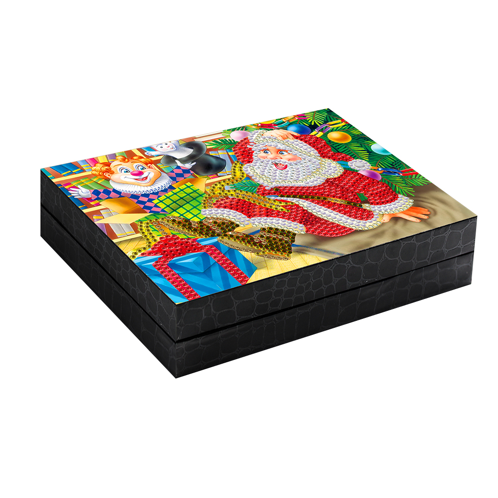 

Santa Claus Jewelry Box - 5D DIY Craft Storage Box, 501 Original