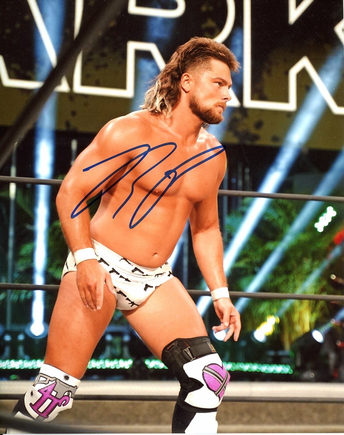 Brian Pillman Jr autographed 8x10 AEW MLW In Person #7