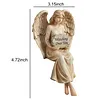 Guardian Angel Shelf Sitter Engraved Memorial Garden Angel Stone Home Decoration