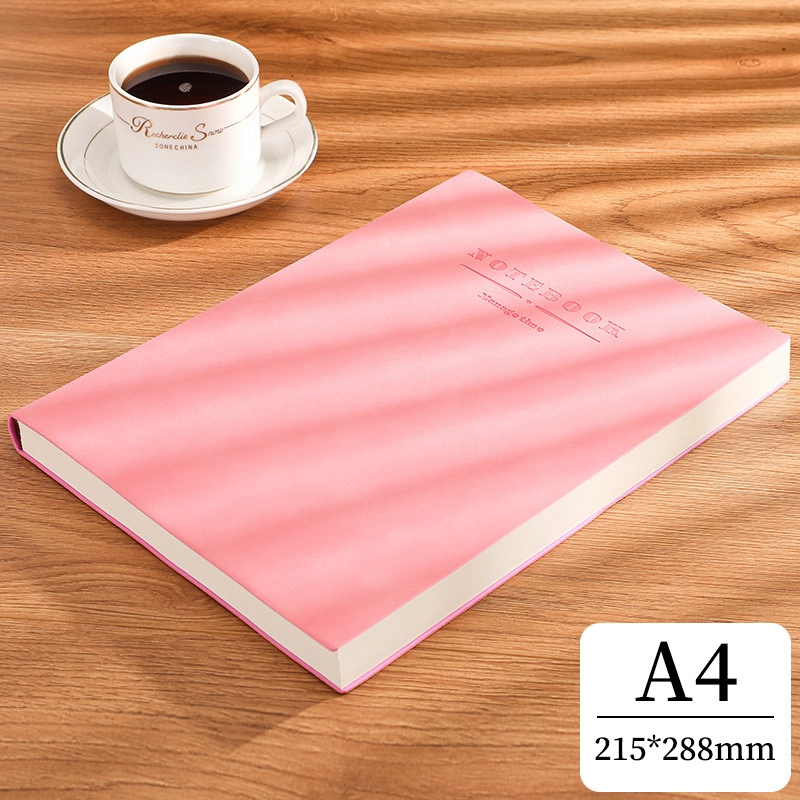 Large A4 Soft Lambskin A5 Simple Student Horizontal Line Notebook Business Thickened B5 Notepad Office Cultural Notepad