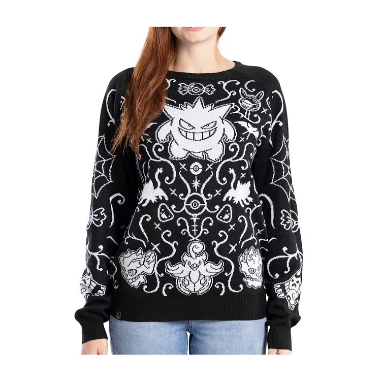 Gengar & Spooky Friends Pokémon Sweet Temptations Knit Sweater - Adult