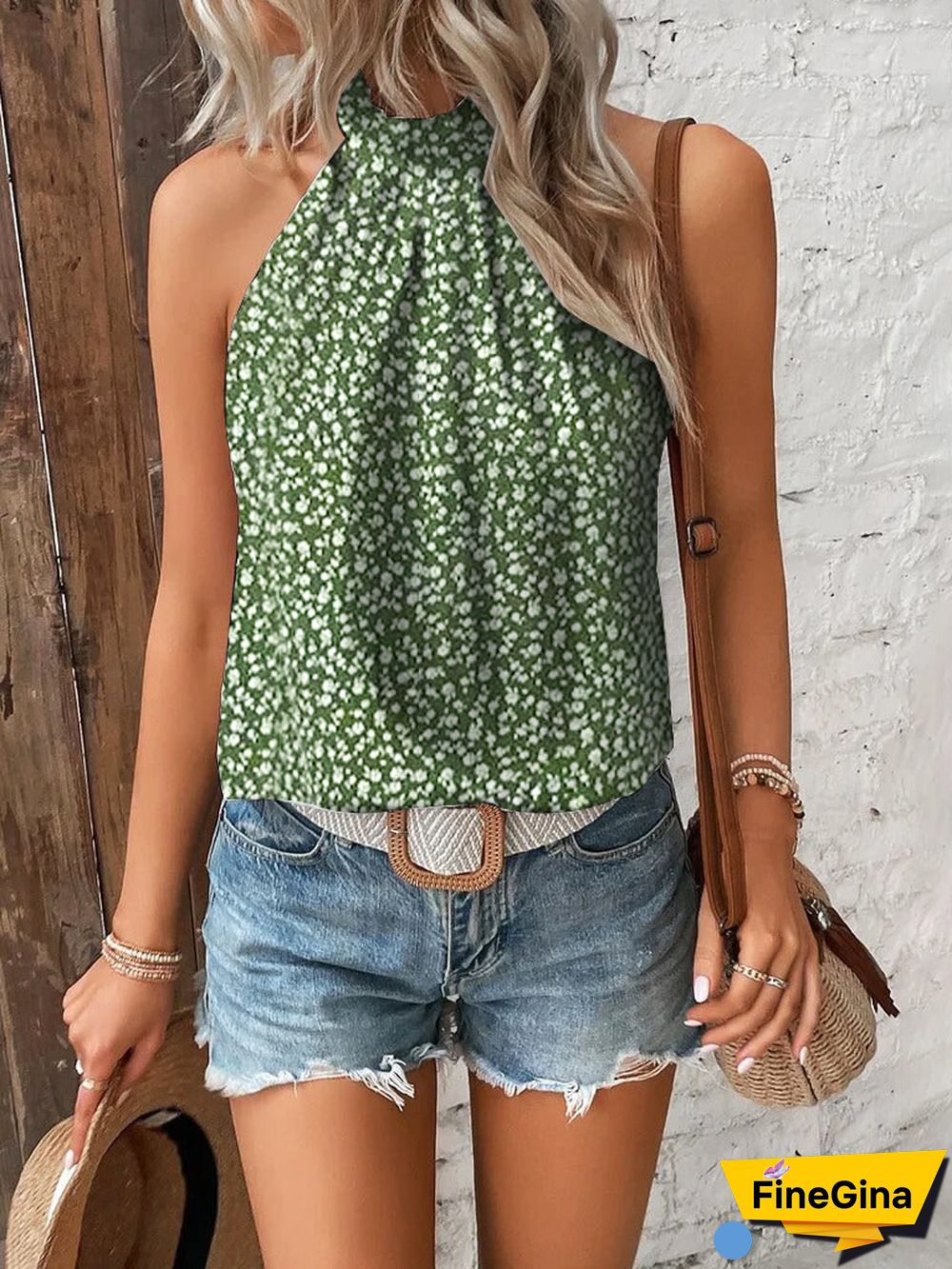 Fresh Halter Sleeveless Top