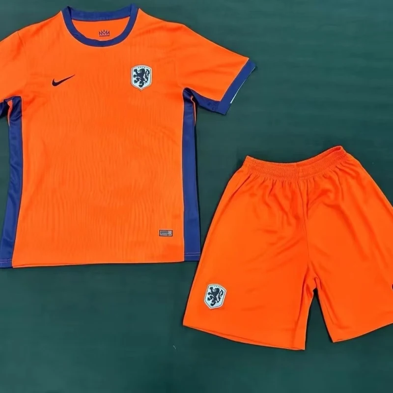 2024 Kids Netherlands Soccer Jersey Home