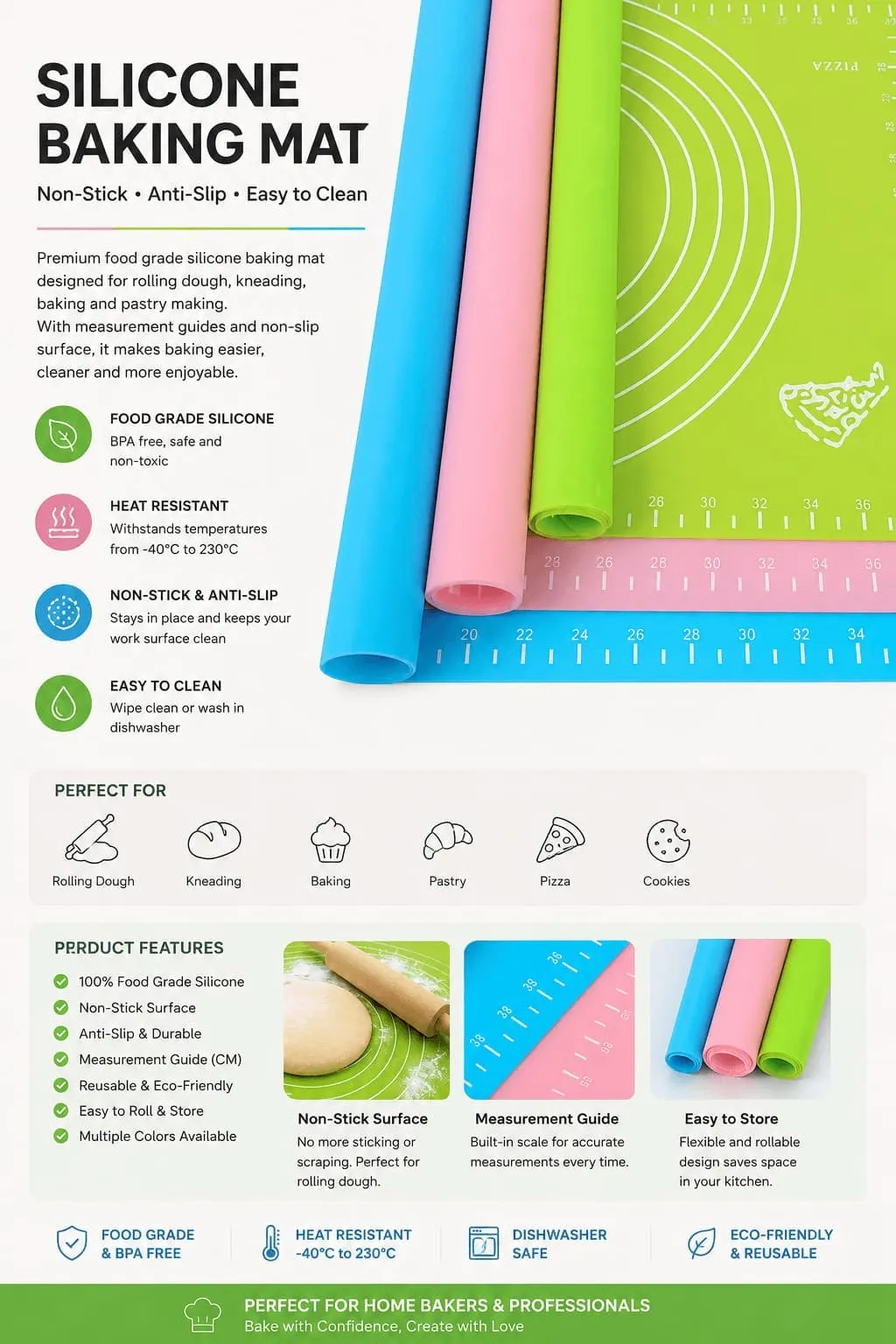 Silicone Pastry Mat