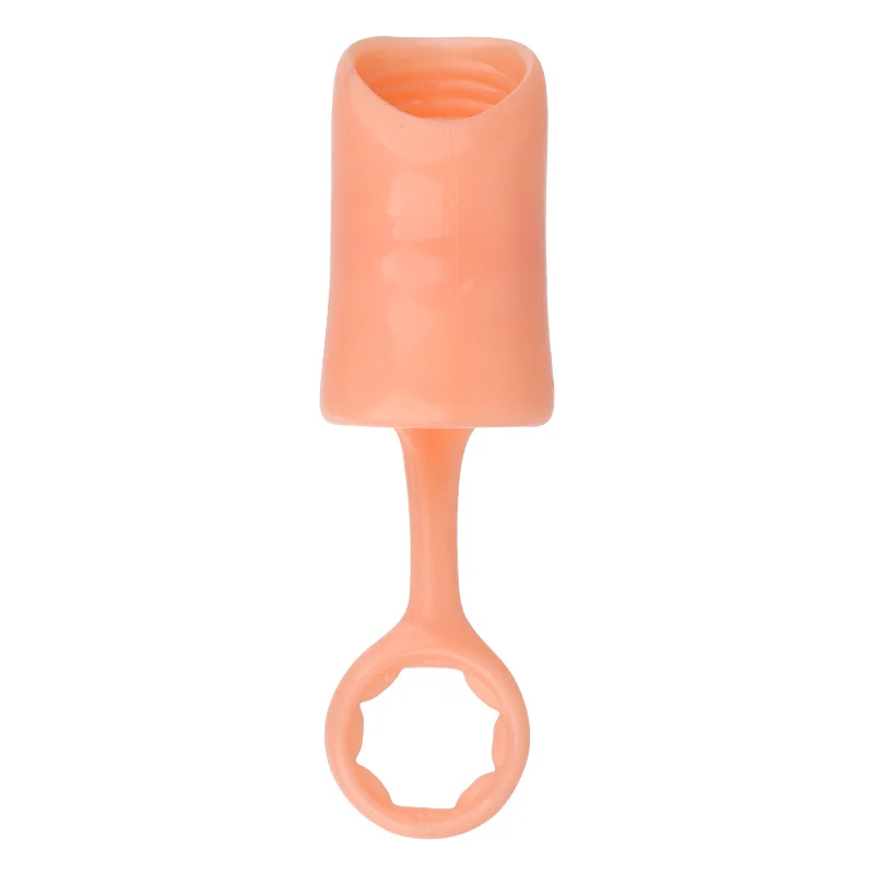 Male Reusable Penis Extender Penis Sleeve Cock Ring - Rose Toy