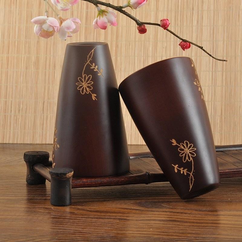 Natural Wooden Japanese Cup