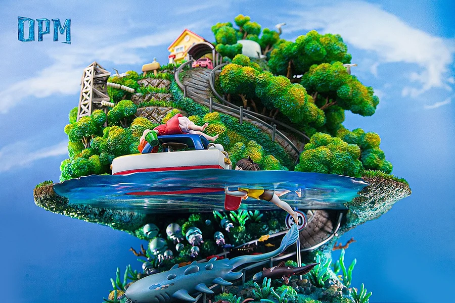 置物 Ponyo on the Cliff by the Sea PRE-ORDER OPM Studio Hayao Miyazaki Series 006 Ponyo on the