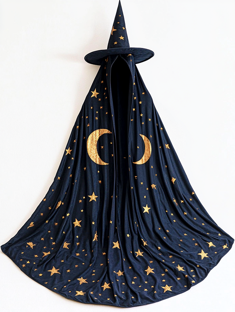 The moon and The stars long wizard cape 16d1