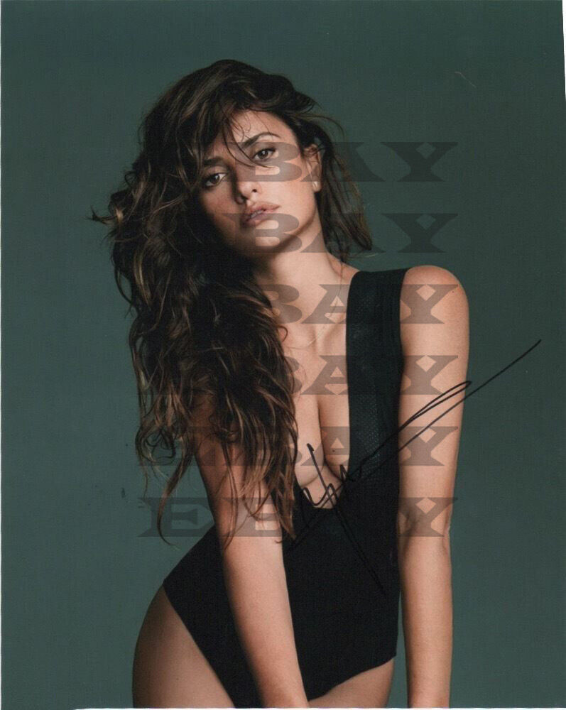 Penelope Cruz Autographed Signed 8x10 Photo Poster painting Reprint