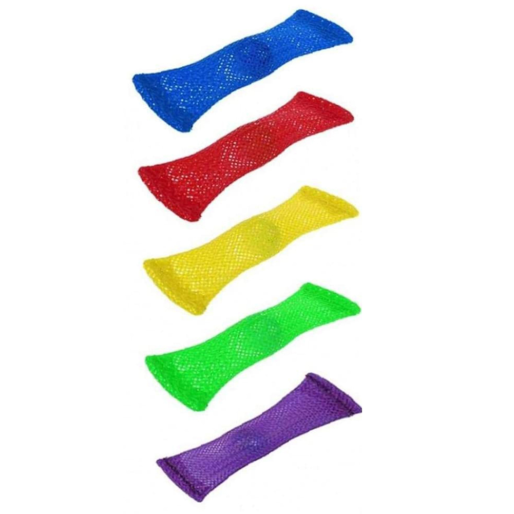 

Mesh Tube Glass Bead Decompression Toys Pressure Relief Weave Net, 501 Original