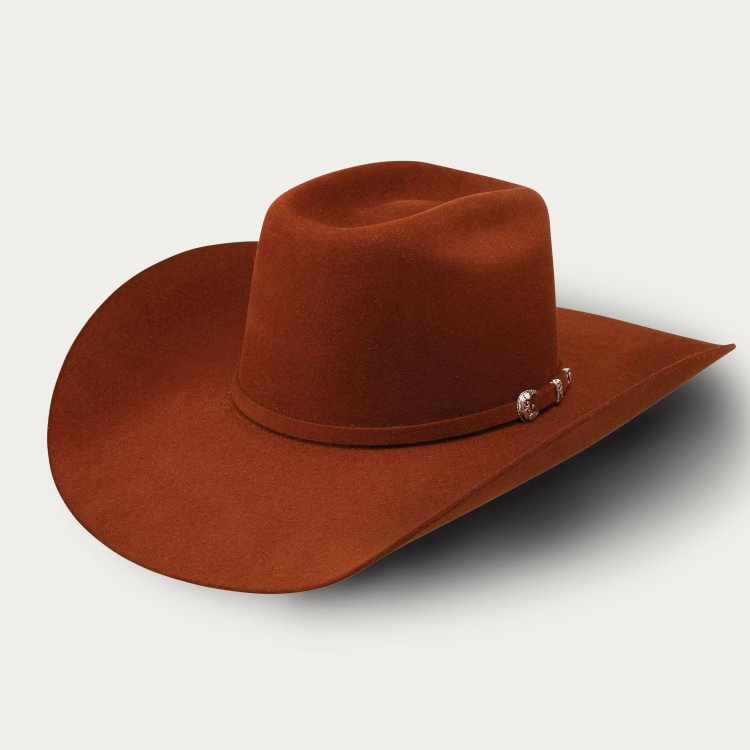 THE SP 100X Premier Cowboy Hat - Rust-Made in Texas U.S.A.