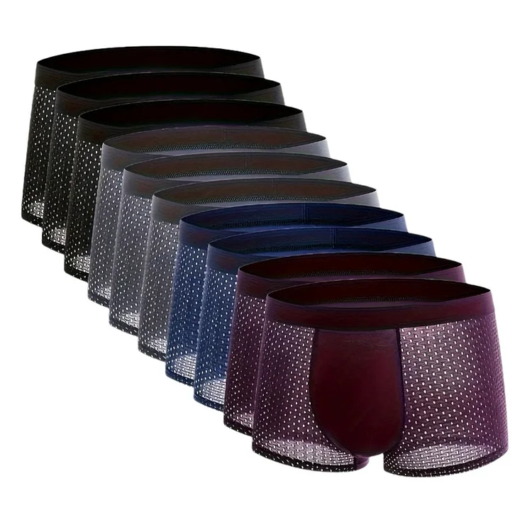 4-Pack Men's Boxer Brief | Anti-Chafe Underwear | Bamboo Viscose Undies | Breathable Underwear & No Ride-Up