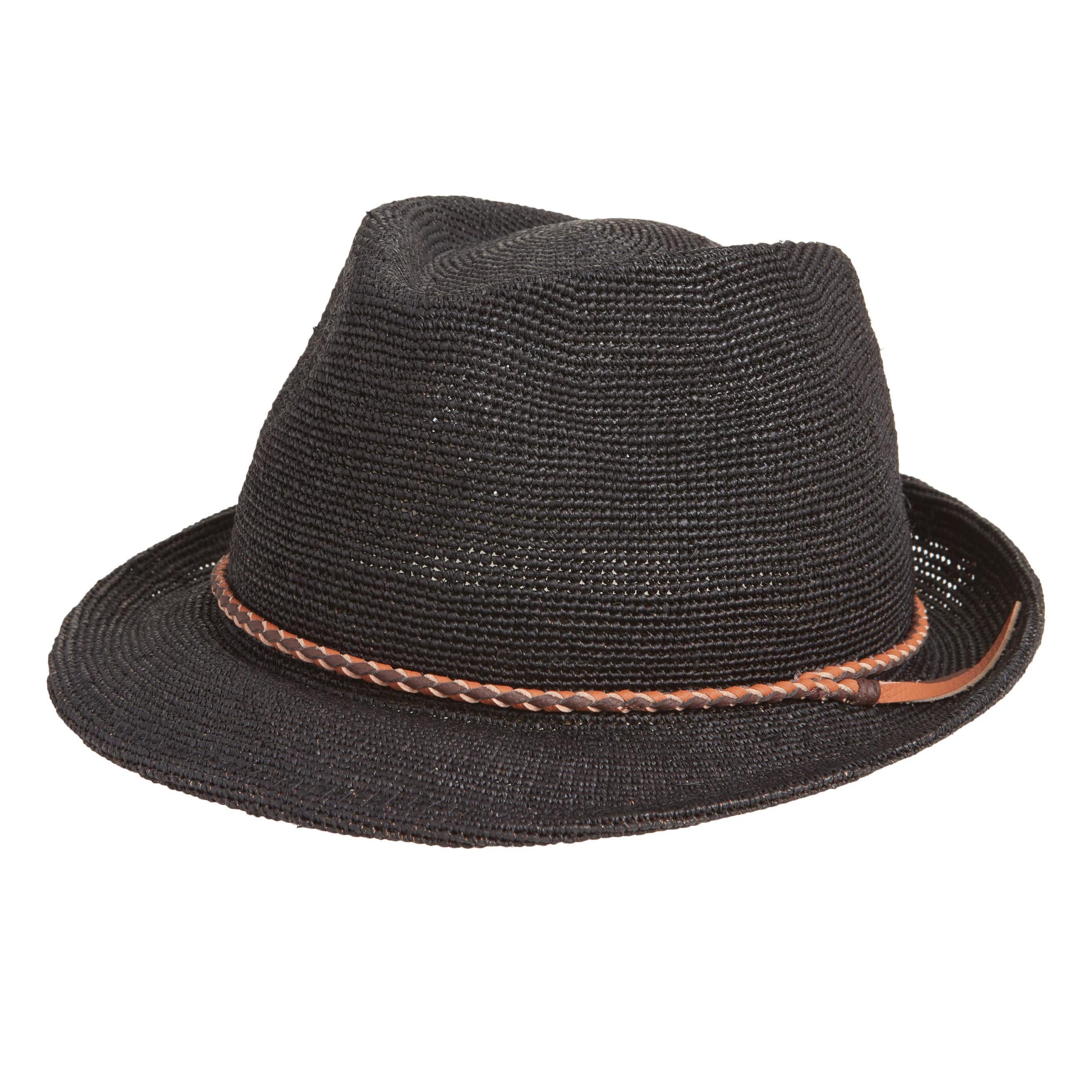 【Brad Pitt same style!】Can be rolls up for packing- Goorin Bros Morning Glory Raffia Straw Trilby Fedora