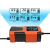 6V 12V 2A Smart Battery Charger LCD Display for Lead-Acid GEL AGM (US)